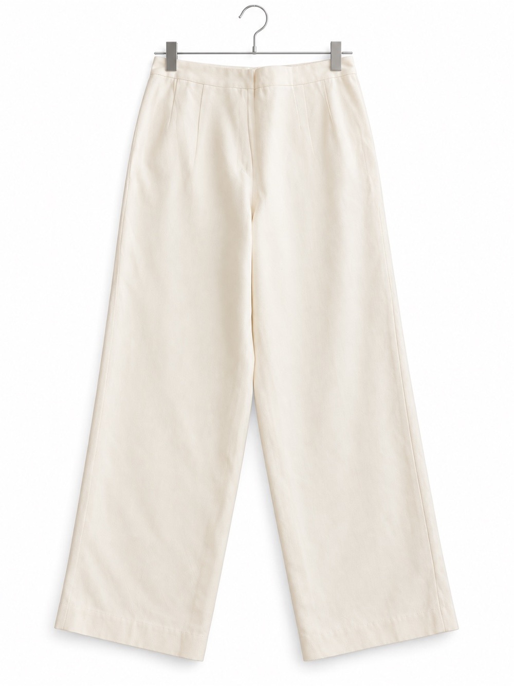 Tori Richard NWT 100% Silk Ivory Wide-Leg Pants Size 12